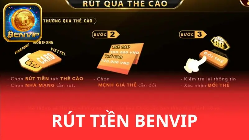 Hướng dẫn rút tiền Benvip nhanh gọn và chính xác
