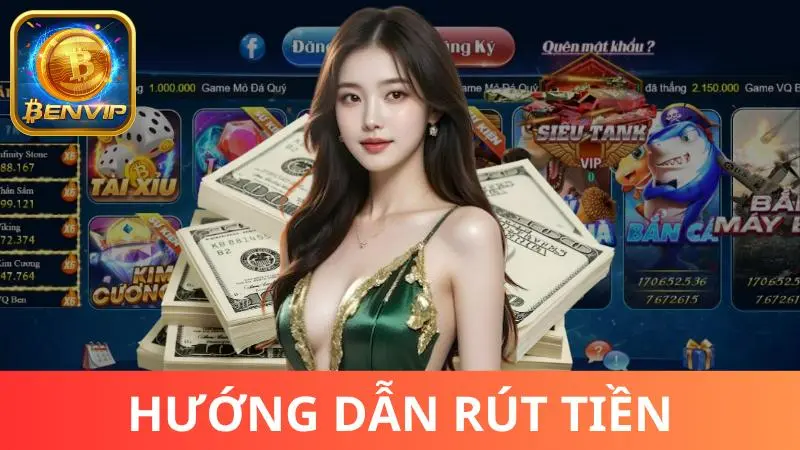 Quy trình rút tiền Benvip cơ bản
